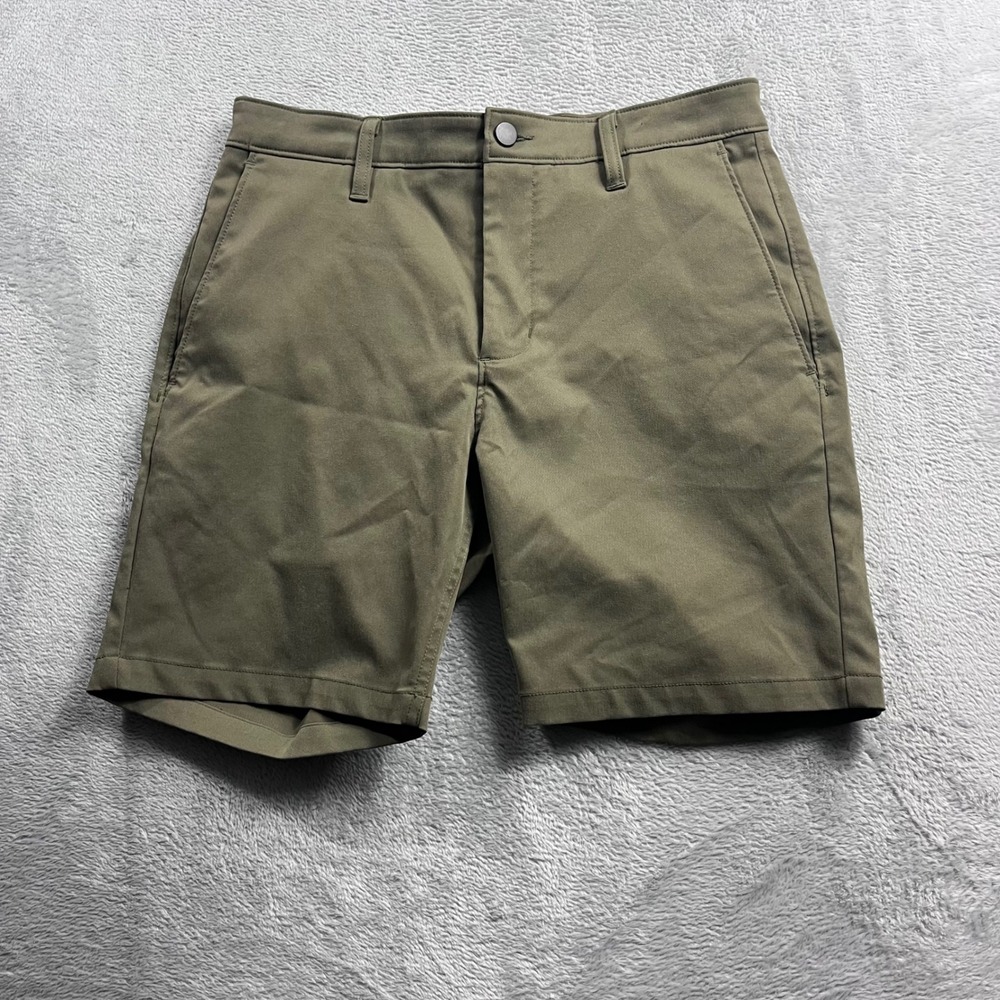 Proof Nomad Shorts Mens 29 Olive Green Technical Stretch Performance‎ Travel 7in